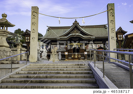 笠岡　道通神社　拝殿 46538717