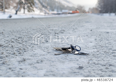 Lost a bunch of keys lying on the side of the road Lost a bunch of keys lying on the side of the road 46538724