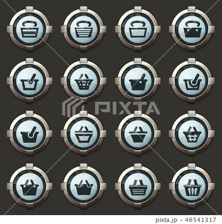 Shopping Bascket icons set Shopping Bascket icons set 46541317