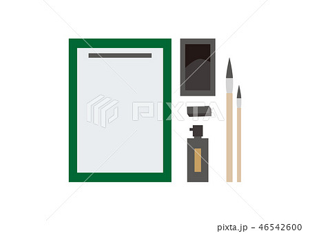 習字　緑のしたじき 46542600