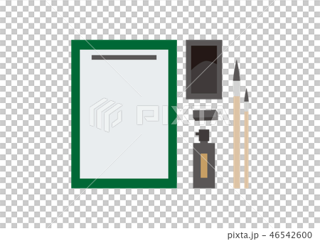 習字　緑のしたじき 46542600