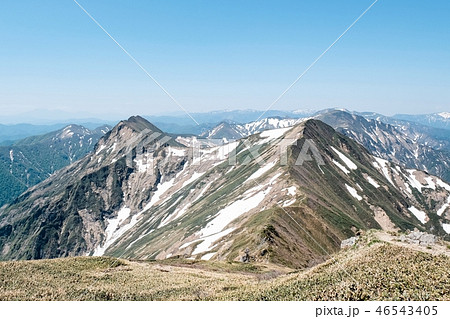 春の谷川岳登山 (天神尾根ルートより俎嵓・オジカ沢の頭・万太郎山を望む) 春の谷川岳登山 (天神尾根ルートより俎嵓・オジカ沢の頭・万太郎山を望む) 46543405