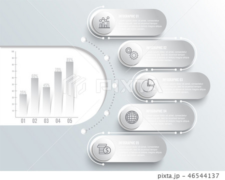 Abstract digital illustration Infographic 46544137