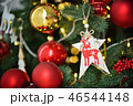 Decorated Christmas tree on blurred, sparkling and fairy background 46544148