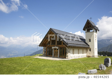 Church in Champoussin (Val-d'Illiez, Switzerland) Church in Champoussin (Val-d'Illiez, Switzerland) 46544265