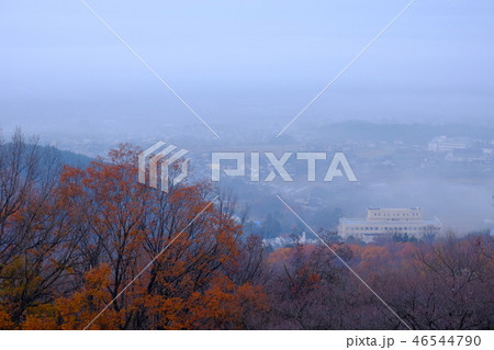 雲海の奈良盆地（奈良市白毫寺町） 46544790