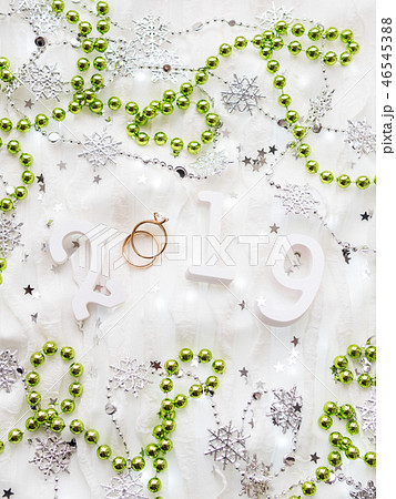 Christmas and New Year 2019, wedding rings Christmas and New Year 2019, wedding rings 46545388