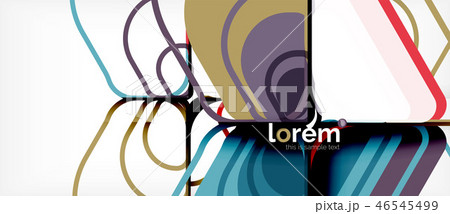 Abstract background multicolored geometric shapes modern design 46545499