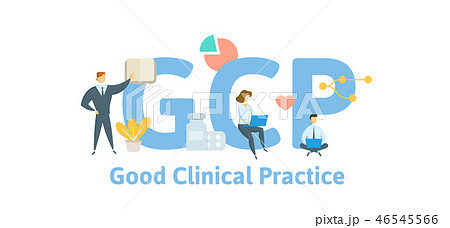 GCP, Good Clinical Practice. Concept With...のイラスト素材 [46545566] - PIXTA