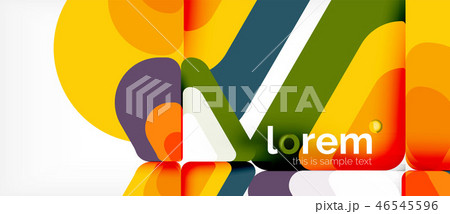 Abstract background multicolored geometric shapes modern design Abstract background multicolored geometric shapes modern design 46545596
