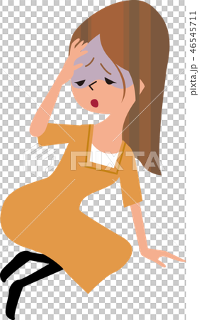 A woman who has a fever A woman who has a fever 46545711