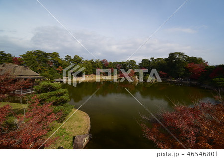 秋の彦根城玄宮園 秋の彦根城玄宮園 46546801
