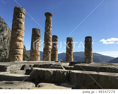 ギリシャ　デルフィー遺跡 46547274