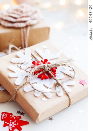 Christmas and New Year presents and decorations 46548426