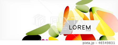 Triangle 3d polygonal art style. Future geometric design. Vector geometry futuristic illustration 46549831