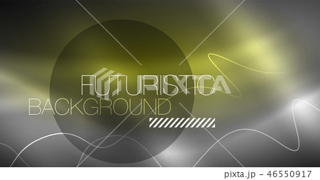 Neon lines wave background. Abstract composition Neon lines wave background. Abstract composition 46550917