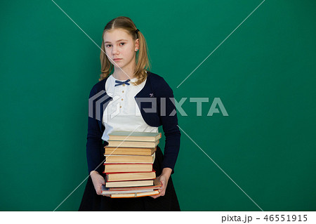 girl from school boards in the classroom teaching 46551915