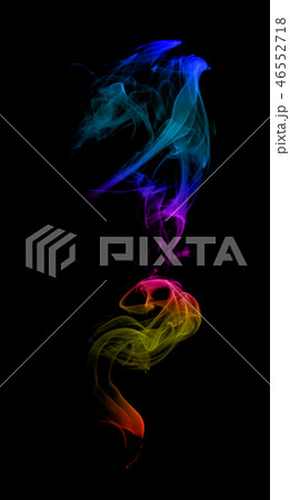 Abstract multicolored smoke Abstract multicolored smoke 46552718