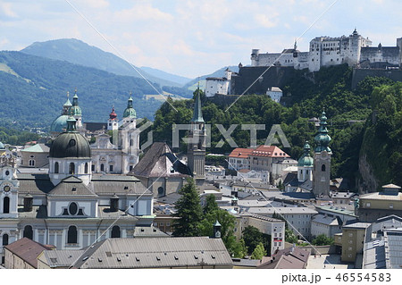 ザルツブルク　メンフィスベルクの丘からの景色 46554583