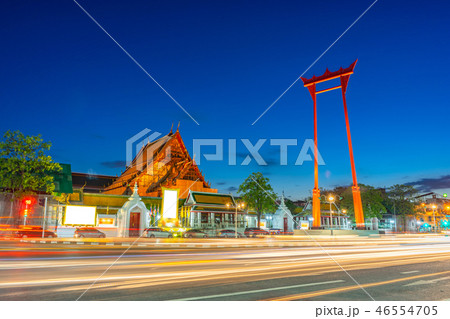 The Giant Swing (Sao Ching Cha) at Bangkok The Giant Swing (Sao Ching Cha) at Bangkok 46554705