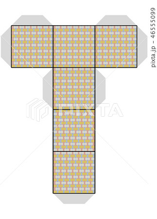 箱の展開図のイラスト素材