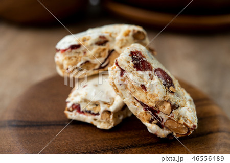 Homemade nougat bar 46556489