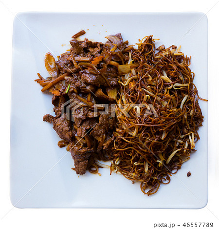 Beef with onions and noodles Beef with onions and noodles 46557789