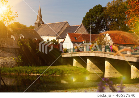 Traditional village of France 46557840