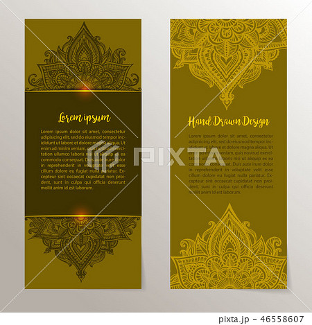 Hand drawn Ornamental highly detailed abstract. 46558607