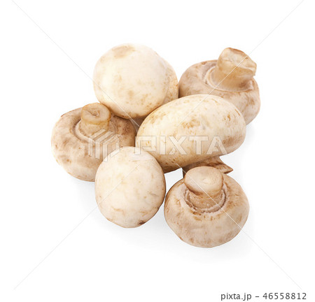 Champignon mushroom isolated on white background 46558812