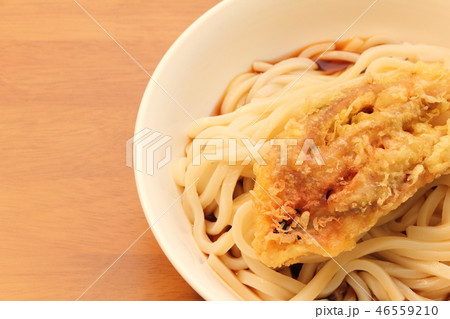 いかげそ天ぷらぶっかけうどん(冷)。 46559210