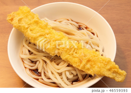 あなご天が器からはみ出す、あなご天婦羅トッピングぶっかけうどん(冷)。 あなご天が器からはみ出す、あなご天婦羅トッピングぶっかけうどん(冷)。 46559393