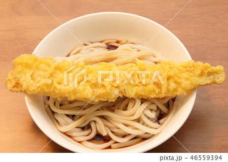 あなご天が器からはみ出す、あなご天婦羅トッピングぶっかけうどん(冷)。 あなご天が器からはみ出す、あなご天婦羅トッピングぶっかけうどん(冷)。 46559394