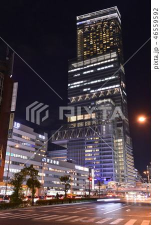 【大阪府】天王寺駅前の夜景 46559592