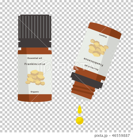 Aroma bottle (essential oil) Frankincense (chip type design) 46559887