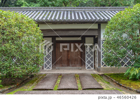 岡山後楽園 杉山家長屋門 46560426