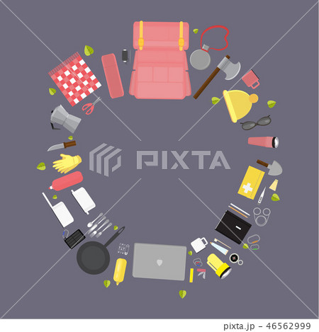 Camping supplies , set of camping stuff Camping supplies , set of camping stuff 46562999
