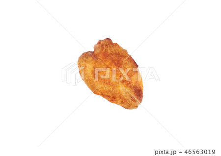 Roasted chicken breast isolated on white. Piece of meat 46563019