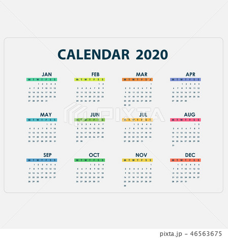 2020 Calendar Template.Calendar 2020  46563675