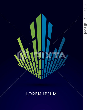 Tower Abstract construction, design graphic vector 46563785