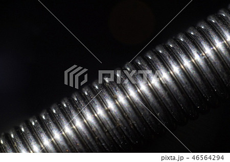 Metal spring. Macro close up Metal spring. Macro close up 46564294