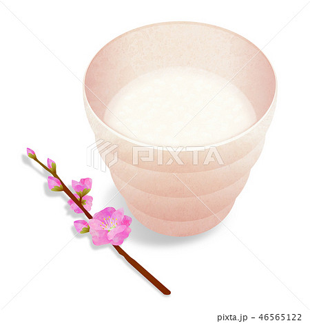 甘酒 桃の花(影あり) 甘酒 桃の花(影あり) 46565122