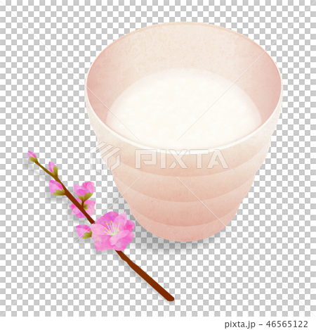 甘酒 桃の花(影あり) 甘酒 桃の花(影あり) 46565122