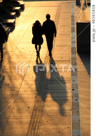 西日シルエット 46565838