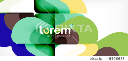 Colorful trendy geometric shapes background Colorful trendy geometric shapes background 46566653