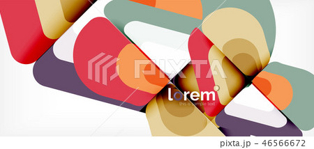 Abstract background multicolored geometric shapes modern design 46566672