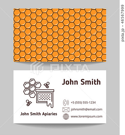 Beekeeper, natural honey business card Beekeeper, natural honey business card 46567999