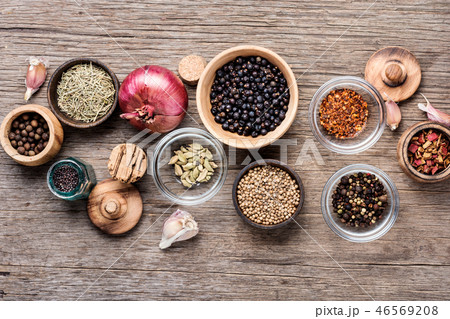 Spices and herbs Spices and herbs 46569208