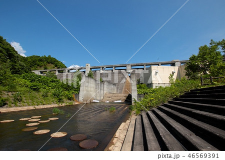 夏の日の愛別ダム 46569391