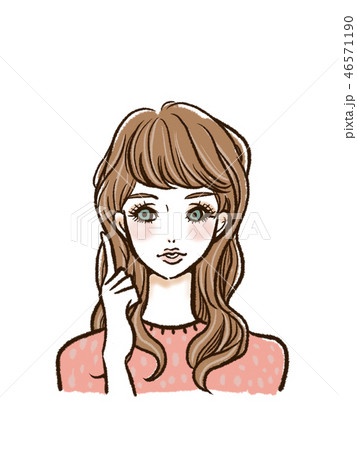 可愛い女の子のイラスト素材